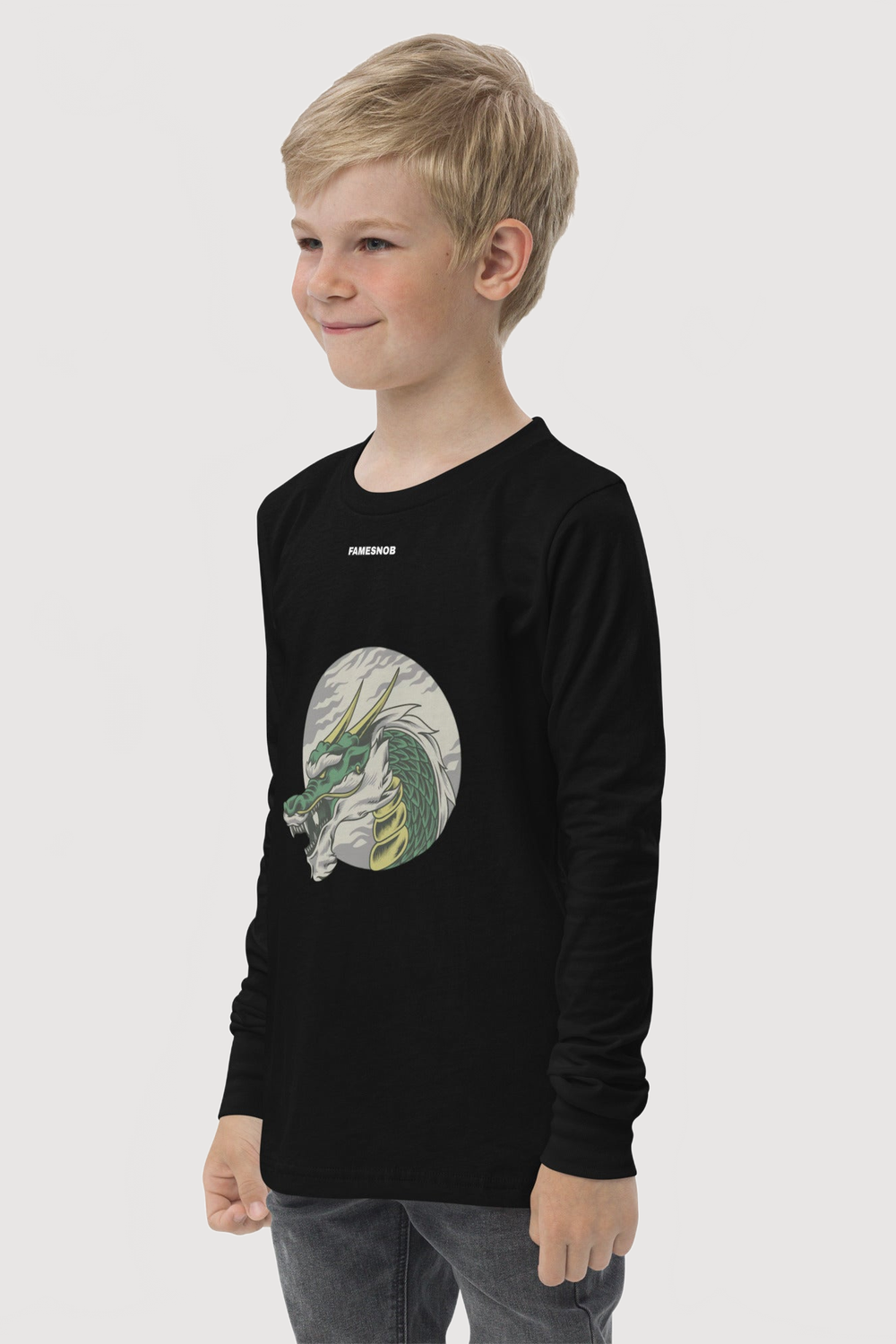 Youth Long Sleeve T-shirts | Bella + Canvas - Famesnob