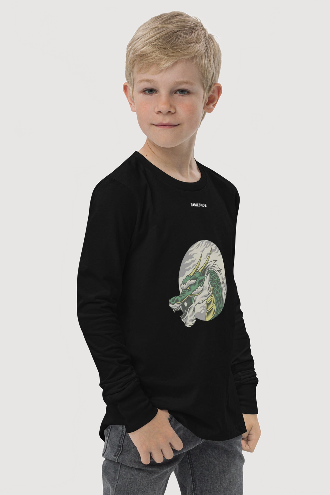 Youth Long Sleeve T-shirts | Bella + Canvas - Famesnob