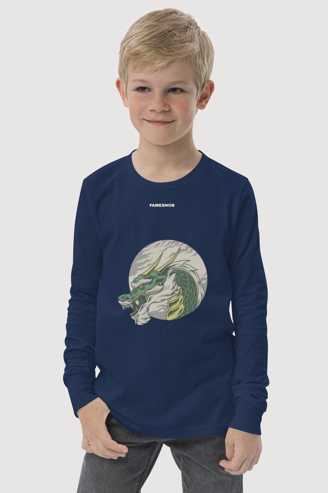 Youth Long Sleeve T-shirts | Bella + Canvas - Famesnob