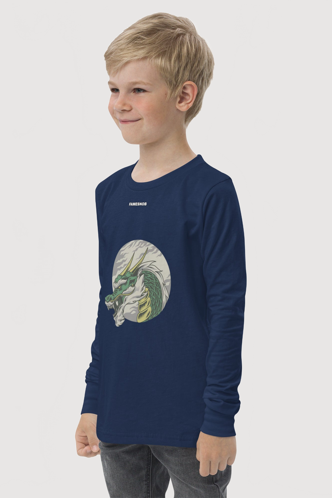 Youth Long Sleeve T-shirts | Bella + Canvas - Famesnob