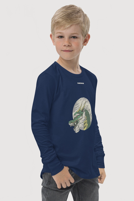 Youth Long Sleeve T-shirts | Bella + Canvas - Famesnob