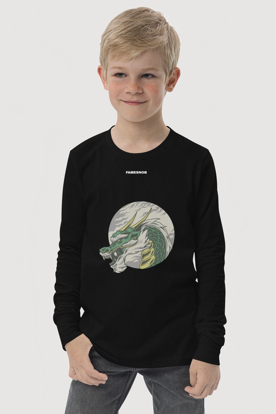 Youth Long Sleeve T-shirts | Bella + Canvas - Famesnob